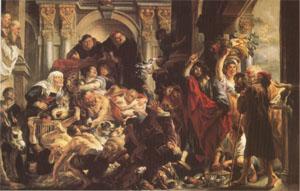 JORDAENS, Jacob The Purification of the Temple (mk05) oil painting image